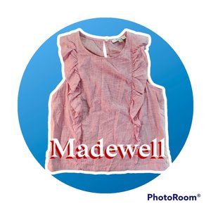 Madewell sleeveless crop top blouse, size XXS Juniors